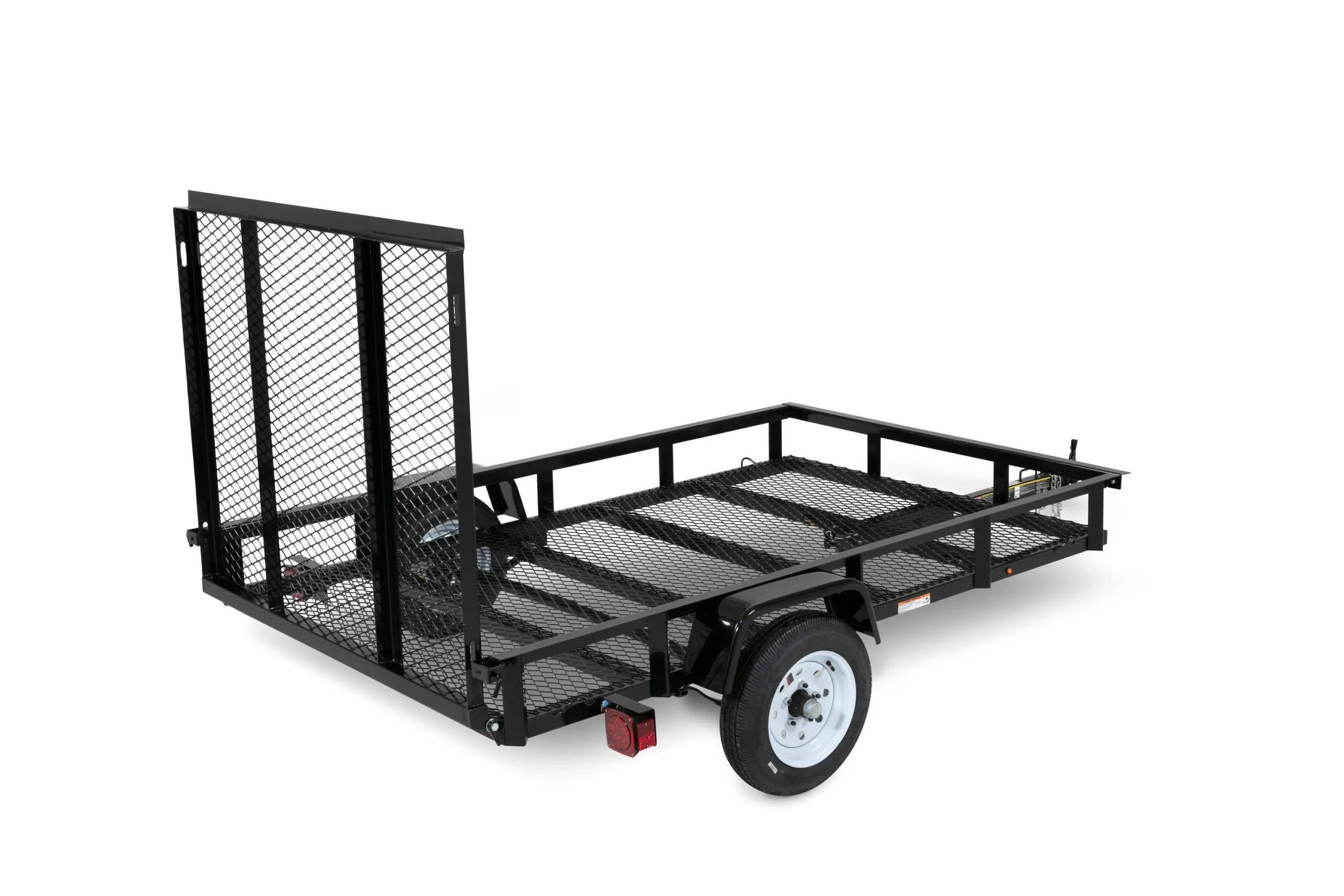 Carry-On Trailer 5-ft x 8-ft Steel Mesh Utility Trailer with Ramp Gate - Image 2