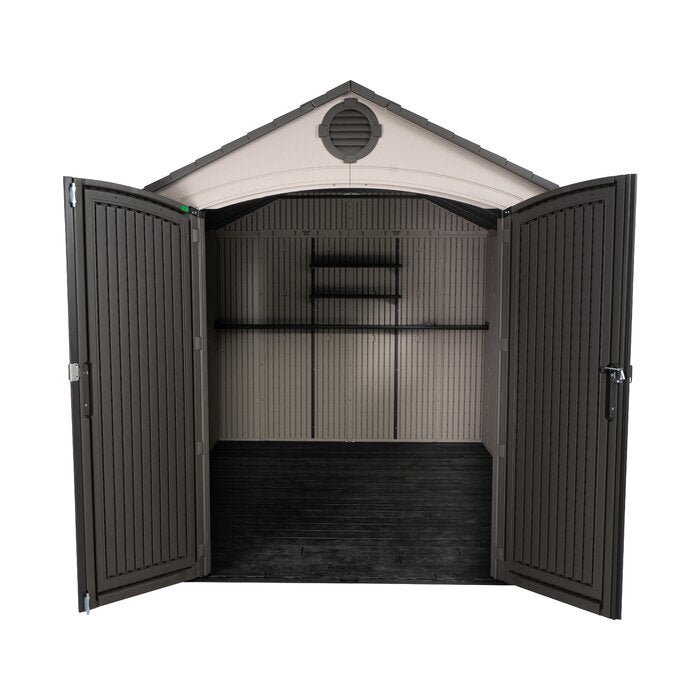 8 ft. W x 12.5 ft. D Plastic Storage Shed - Image 3