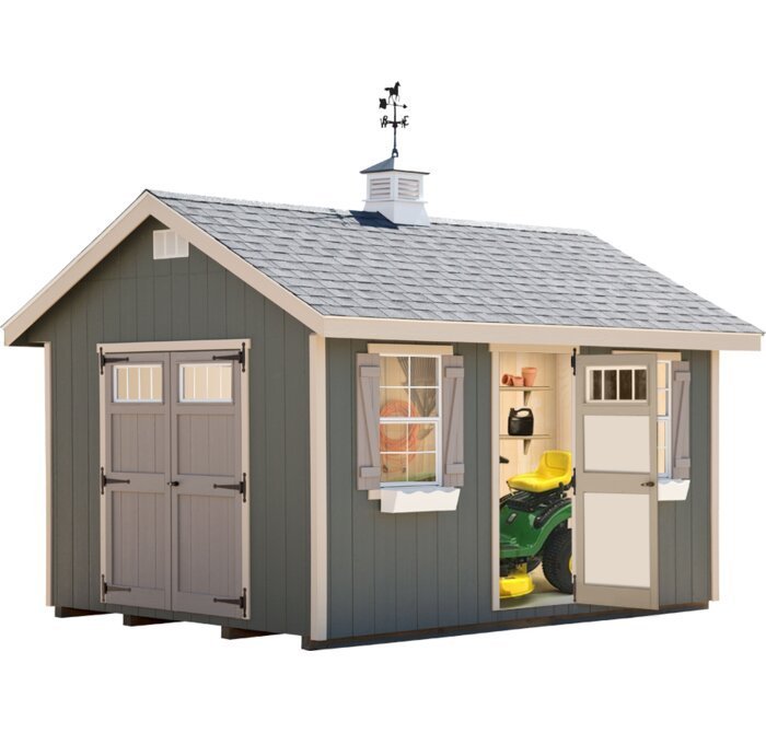 Riverside 10 ft. W x 14 ft. D Storage Shed